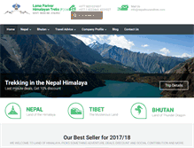 Tablet Screenshot of nepaltourandtrek.com